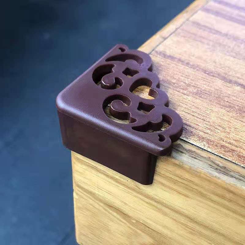 [Silicone Corner Guards] 8pcs Silicone Corner Guards with Elegant Hollow Flower Design, Stylish Table Edge Protectors for Safety and Decor