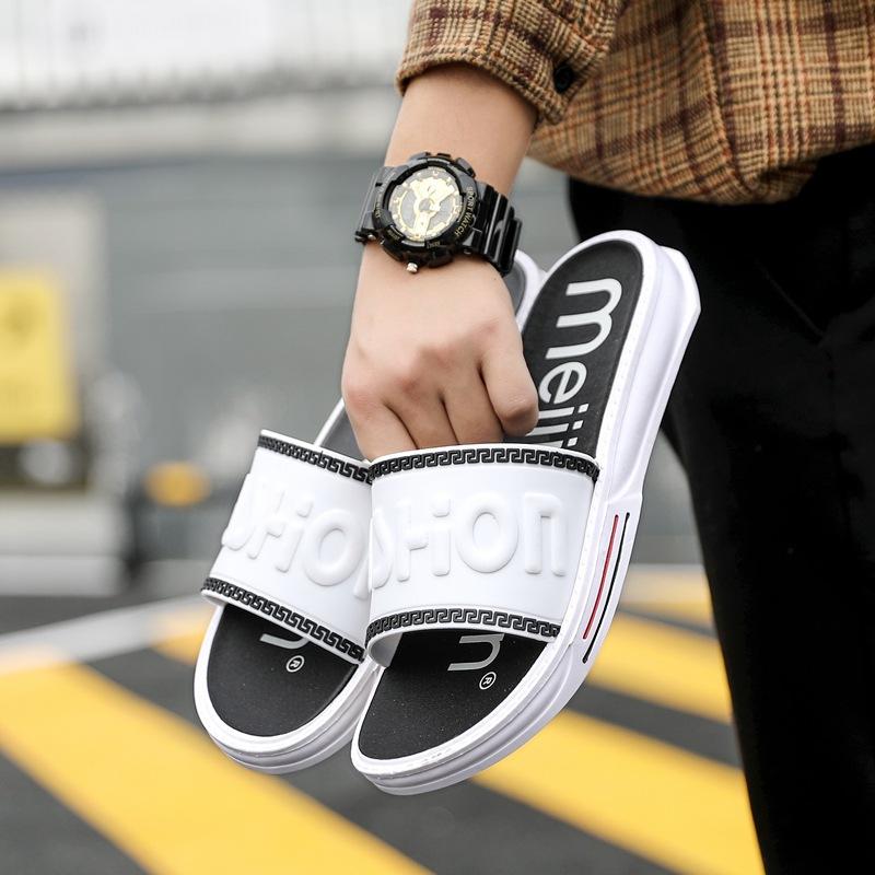 Big Size 49 50 Men Slippers Couple Sandals for Men Outdoor Fashion House Soft Shoes Slides Non-slip Beach Flip Flop Unisex