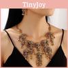 Jewelry Skeleton Gothic Collection With Pendant And Drop Earrings For Night Out Events