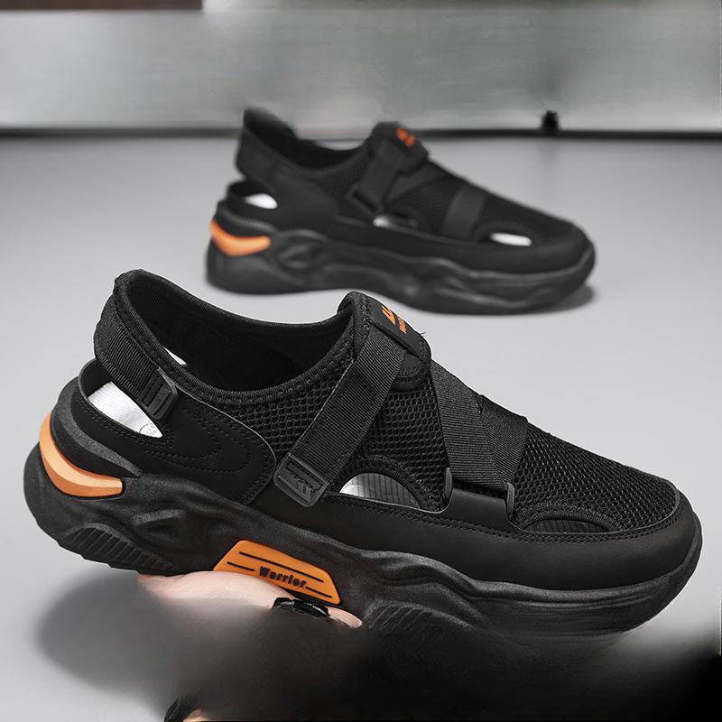 Été Nouvelles Chaussures Décontractées Sandales Polyvalentes à Semelles Épaisses et Respirantes Chaussures de Sport Monopièce Durables
