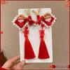Chinese Style New Year Tassel Hair Clip for Girls