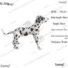 Inflatable PVC Dog Model for Pet Clothes Photography Display