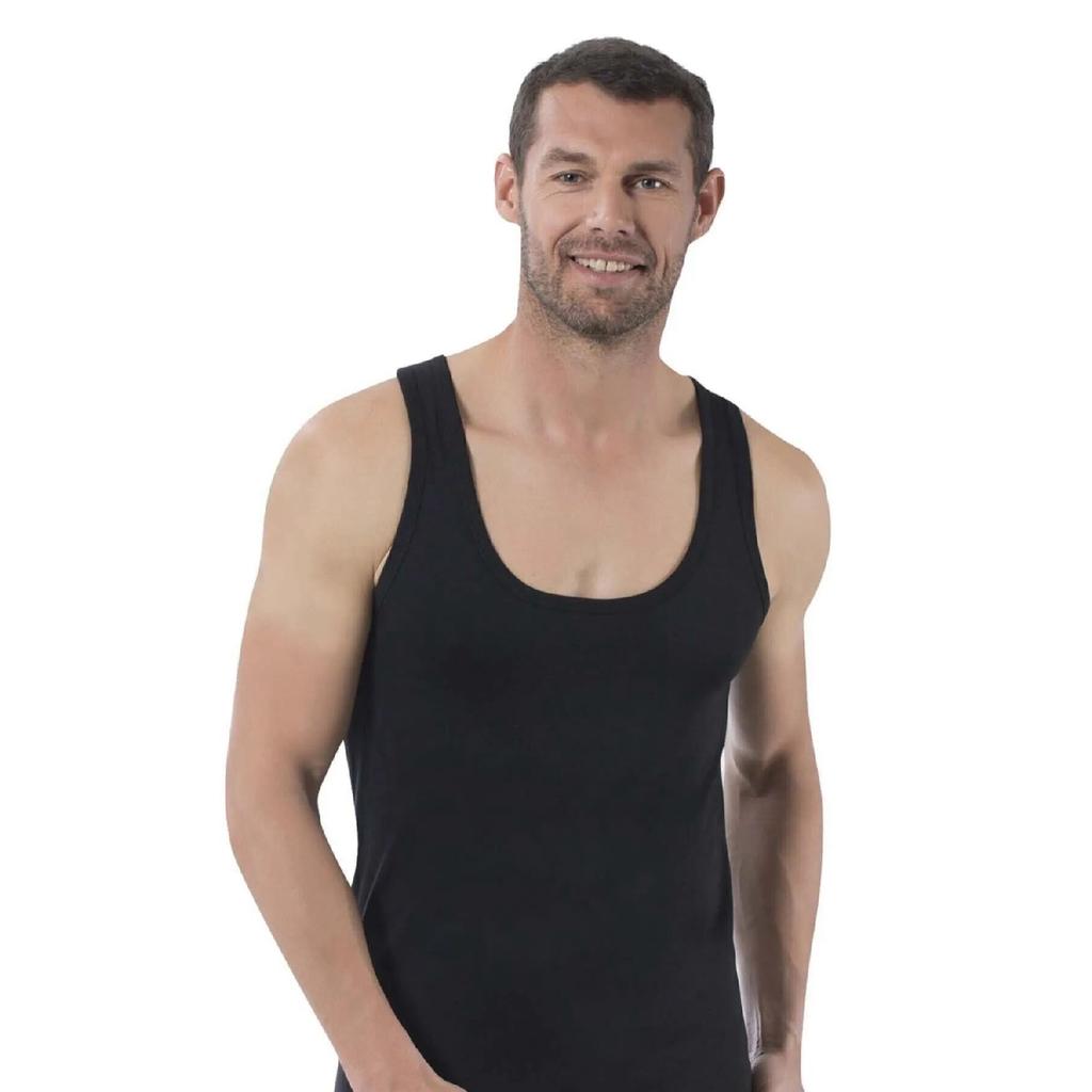 Gray Men's Combed Cotton Undershirt 6 Pack Cotton