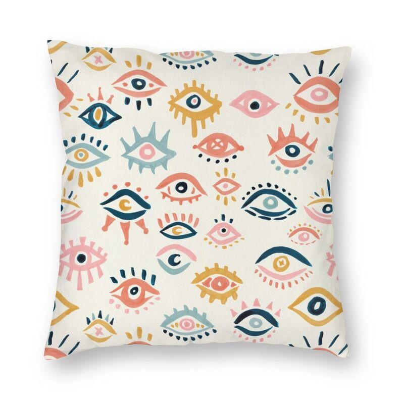 Evil Eye Black Art Mønster Putetrekk Putetrekk Hjem Stue Sofa Bil dekorasjon Putetrekk Putetrekk