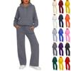 Two Piece Sets For Women Casual Loose Long Sleeve Shirts And High Waisted Drawstring Shorts Tracksuit Fall Outfits