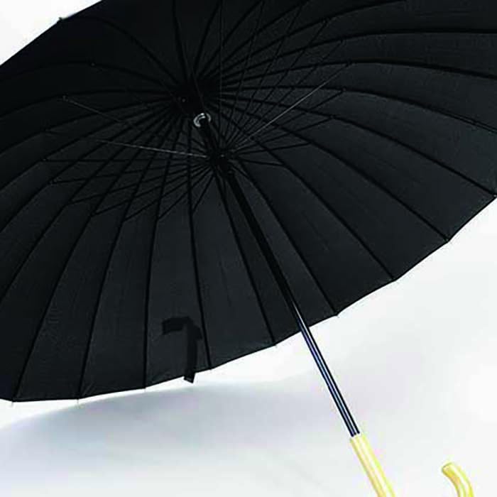 Santos Japanese Takumi 24 Navy Blue Men's Umbrella, Style, Ribs, (Open Diameter Approx. 120cm) JK-145-01
