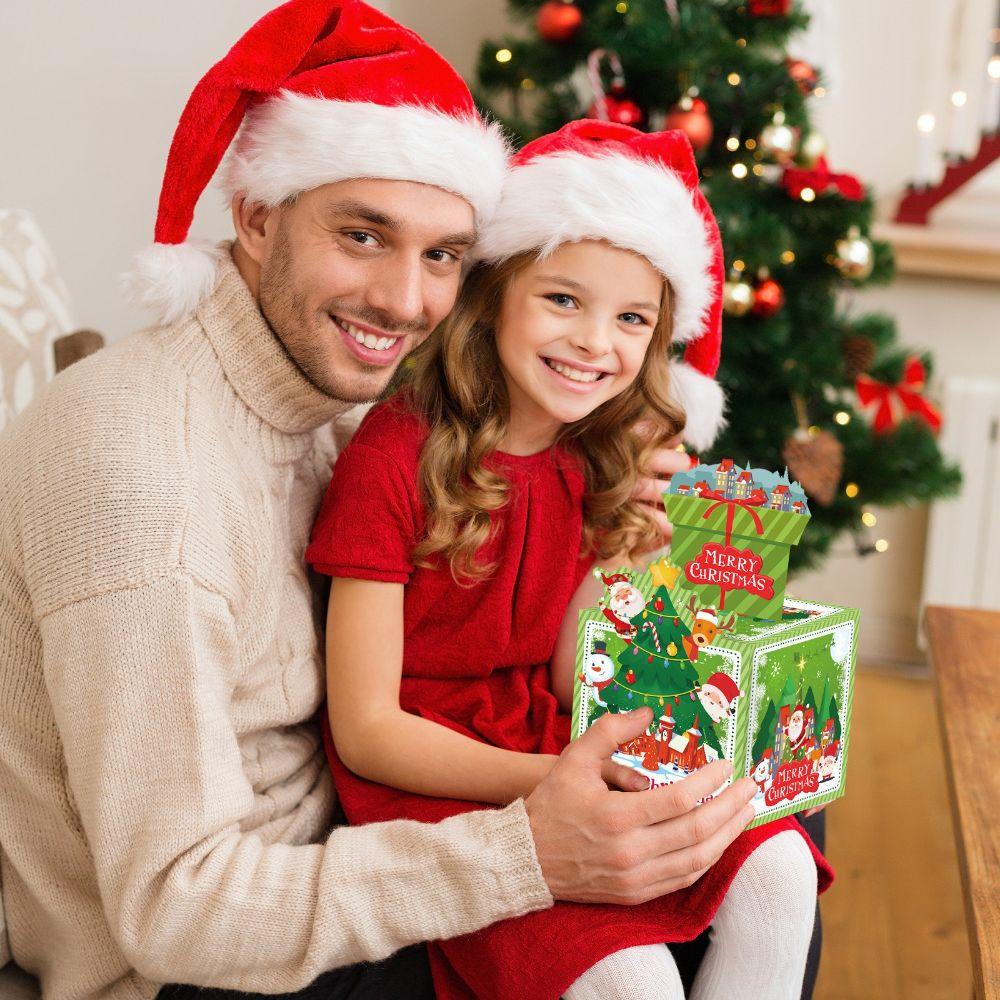 Creative Paper Christmas Money Box Surprise Pull Out Surprise Money Box Money Gift Boxes Wedding