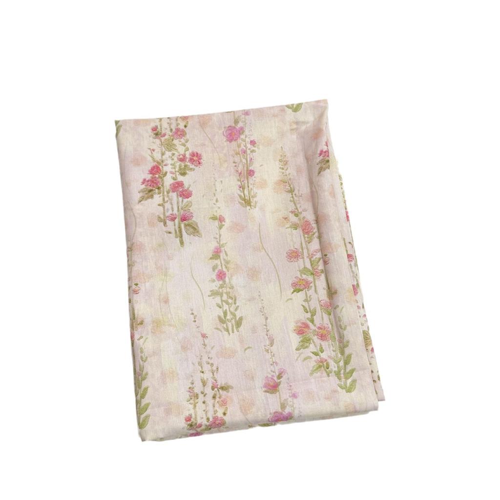 100% Cotton Digital Floral Print Fabric for Qipao Dresses and Hanfu - Super Soft Oil Painting Design