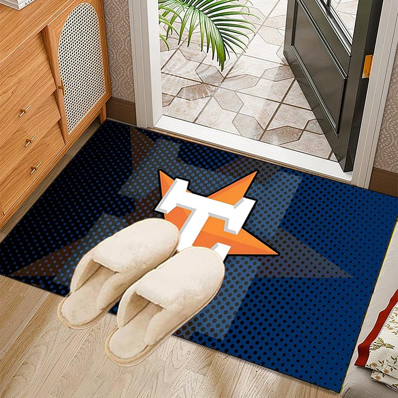 Houston Basketball Graffiti Art Rug Office Carpet Non-Slip Mat, Chair Rug Floor Covering for Gaming, Bedroom, Living Room,Home Decor Christmas Gift