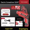 Rechargeable Multifunctional Electric Screwdriver Set - Compact Household Phillips & Slotted Tool.