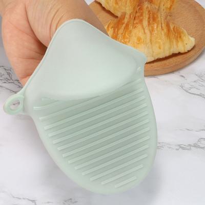 2 Stück Verbrühschutz-Clips Rutschfest Hitzeschutz TPE Ofenhandschuhe Wiederverwendbare Küchenhandschuhe für Ofen, Mikrowelle, Heißluftfritteuse, Küchenutensilienhalter