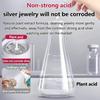 1/2/3Pcs Silver Cleaner Liquid 200G Jewelry Cleaner For Gold Panlinis Ng Silver Gold Cleaner For Rings Earrings Watch Diamond