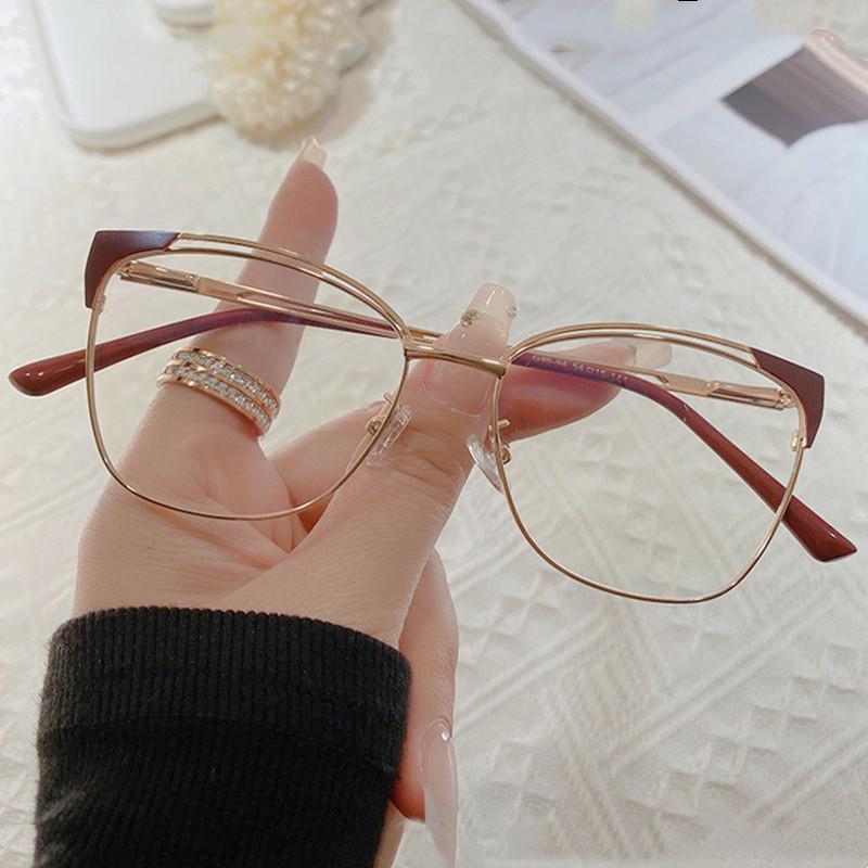 

Ретро Квадратные Классические Очки с Оправой-Гвоздиками для Риса для Миопии Рецептурные Близорукость Анти-Синий Свет Компьютерные Женские Очки для Близорукости 0