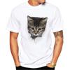 Summer Funny Cat Animal Print  T-Shirts Men Women Casual Short Sleeve T Shirt Oversized Harajuku Unisex Tees Tops Clothing