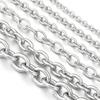 5yards/lot Stainless Steel Chains O Shape Twisted Link Chains For Jewelry Making DIY Handmade Necklace Bracelets Accessories