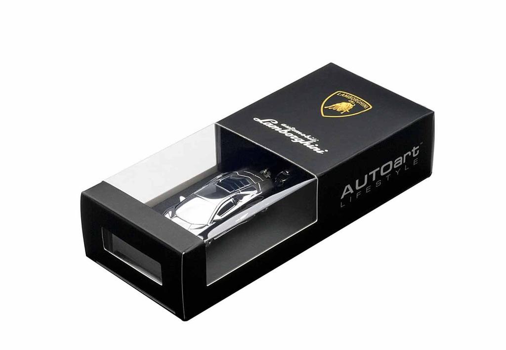 AUTOart Scale Lamborghini Reventon Keychain Finished Product 1/87 (Aluminum)