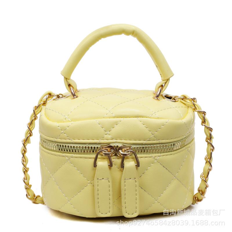 Mini Xiaoxiangfeng portable small bag women's 2025 new fashion diamond box bag chain single shoulder messenger bag tide