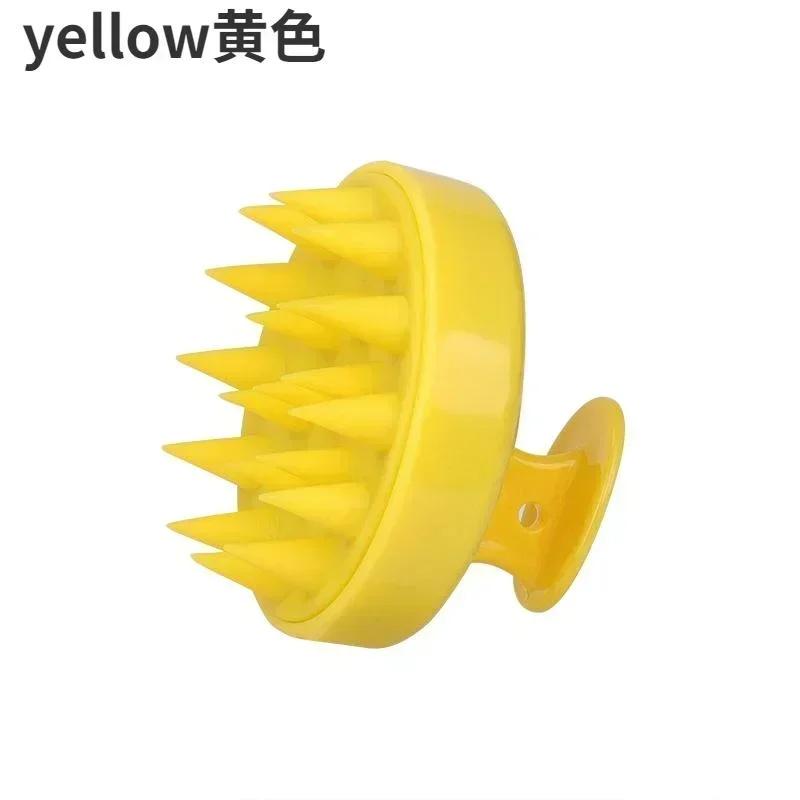 Bathroom Household Portable Cleaning Tools Portable Silicone Shampoo Head Scalp Comb Hair Washing Comb Body Massage Brush