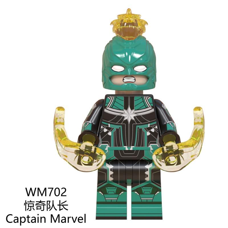 Marvel Avengers Superhero Thanos Thor Captain America Building Blocks Toys Minifigures