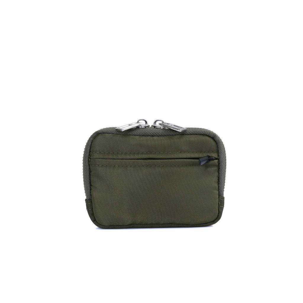 Kompakter RFID Münz-, Karten- und Schlüsselhalter - Diebstahlsicher, einfarbiges Design