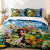 Digimon Custom Name 3pc Set Perfect for Bedroom Use Comfortable Bedding Set Includes a Duvet Cover and Two Pillowcases Ideal Birthday or Christmas Gif