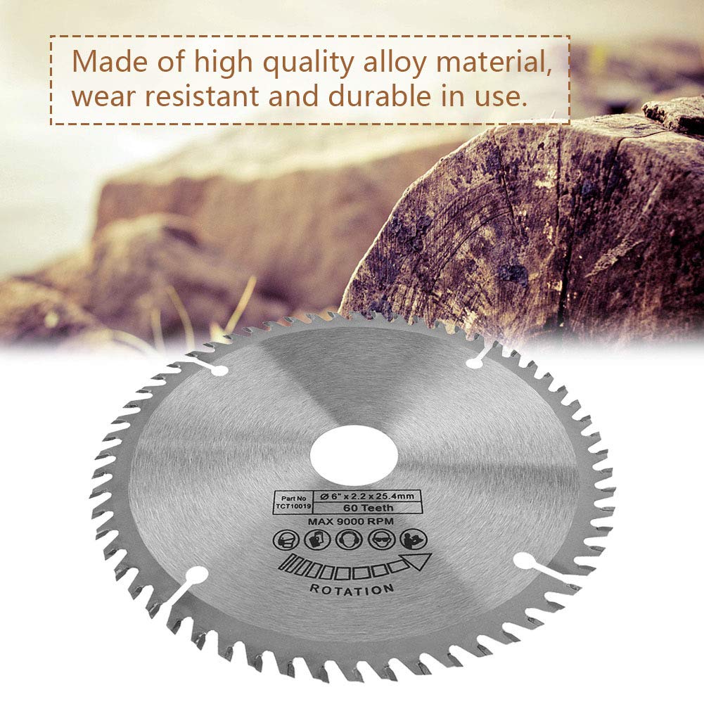 4"/5"/7" Carbide Tip Angle Grinder Cutting Disc Alloy Saw Blade Wood Disc for Electric/Aluminum/Table/Dust-Free Dril 1pc