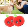 Squeaky Plush Dog Toy Cartoon Cute Stuffed Teeth Grinding Relieve Boredom Apple Plush Toy for Pets