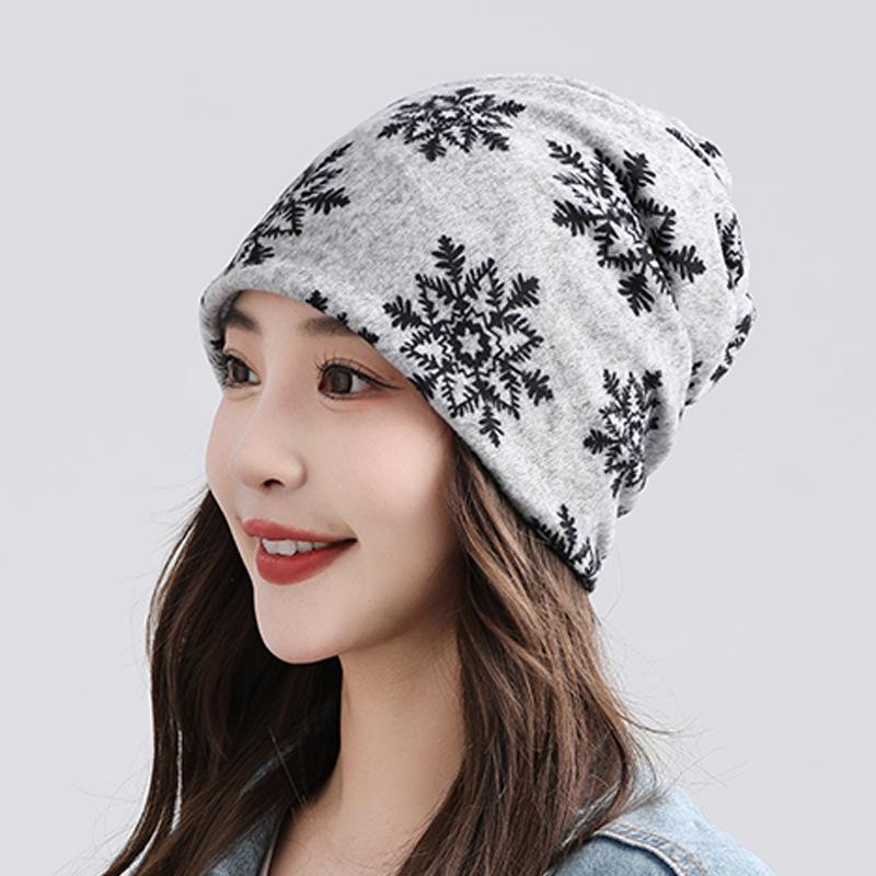 Autumn & Winter Multifunctional Double-Layer Twisted Neck Scarf Hat Mask