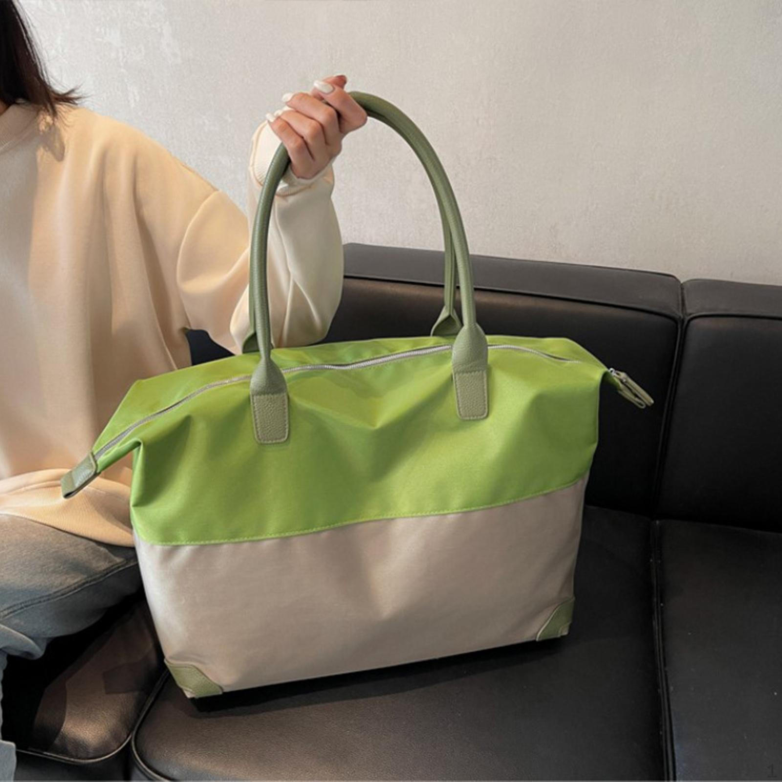 

Дорожня сумка Велика місткість Тренажерний зал для роботи на свіжому повітрі Шопінг для жінок Пляж зелений