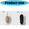 Lightweight Faux Hair Tail Keychain Trendy Y2K Style Tail Keychain Elegant Keyrings Charm For Personal Accessories