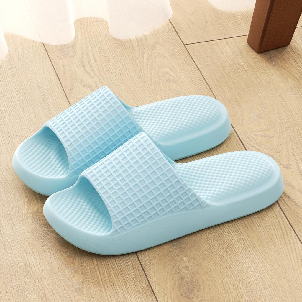 Summer Women Home Slippers Flat Soft Beach Slides Comfortable Non-slip Slippers Lightweight Men Bathroom Slippers