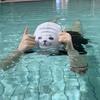 Quick Dry Swimming Hat Waterproof Animal Printed Cap Cute Silicone Swim Cap  Pool Use