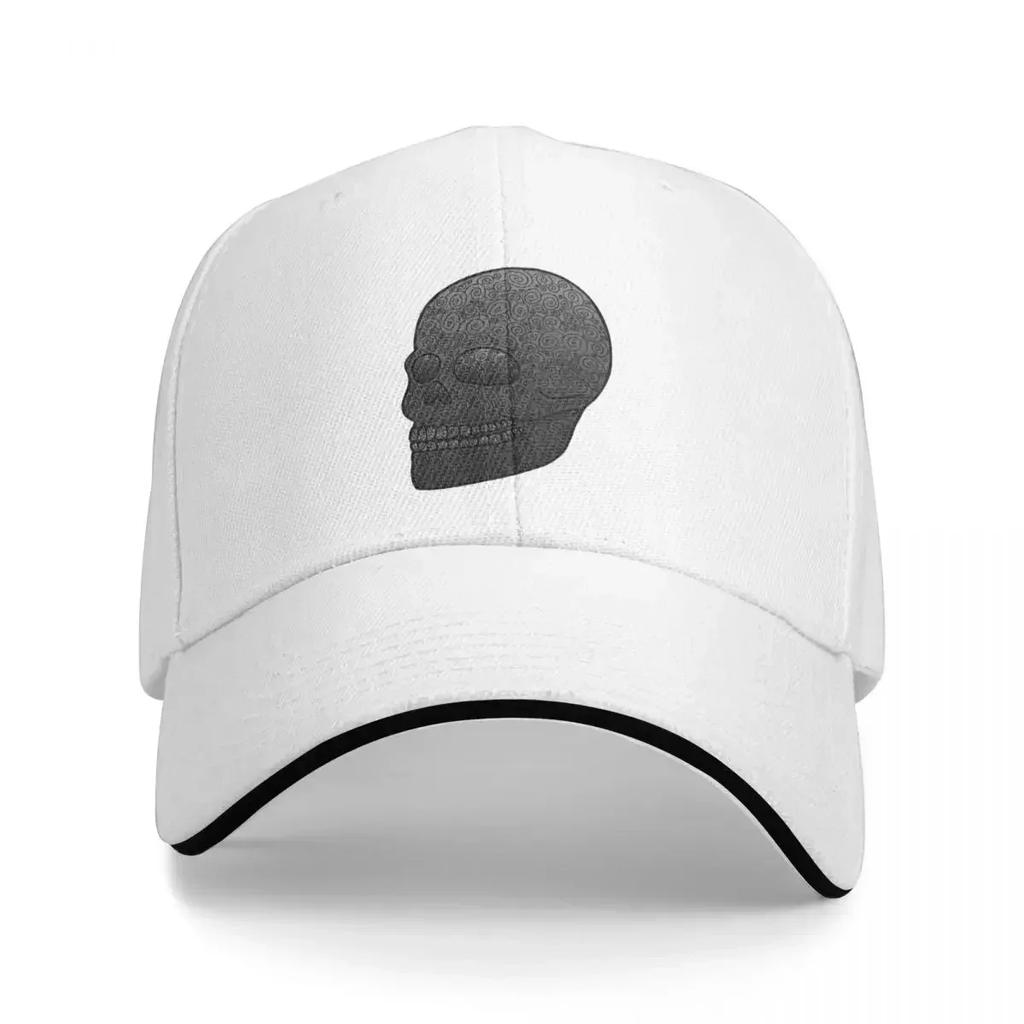 Swirly Skull Baseball Cap Dad Hat Funny Hats Luxury Woman Men's
