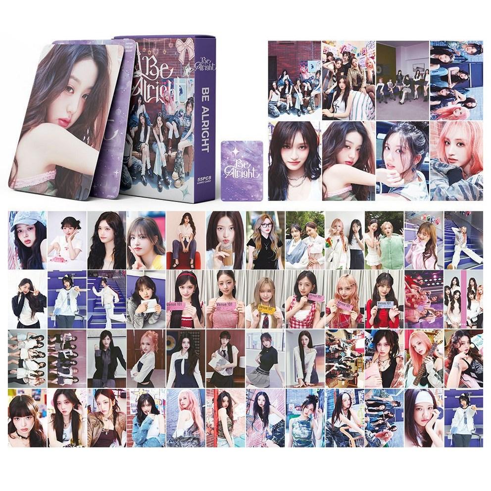 New Collection Ive Photocard An Yu-jin Jang Won-young Fall Ray Leez Lee Seo Photocard Album Goods 55 Sheets
