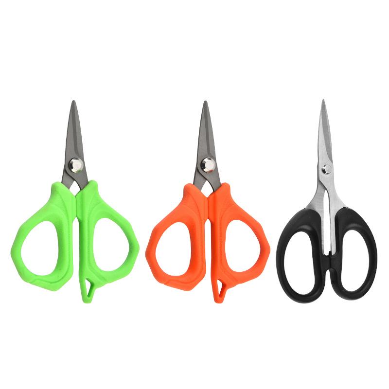 Multifunctional Heavy-Duty Stainless Steel Scissors: Household, Office, Fishing, and Thread Cutter