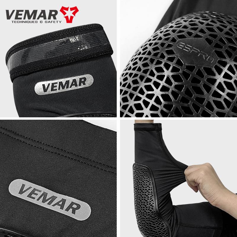 VEMAR Updated Version Ice Sleeve New Knee and Elbow Pads Motorcycle Knee Brace Cycling Bike Motocross Elbow Riding Protector