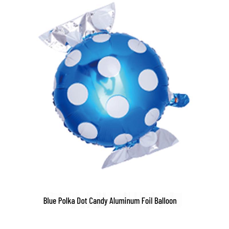 18" Aluminum Foil Pinwheel Candy Lollipop Balloon - Birthday & Christmas Party Decoration