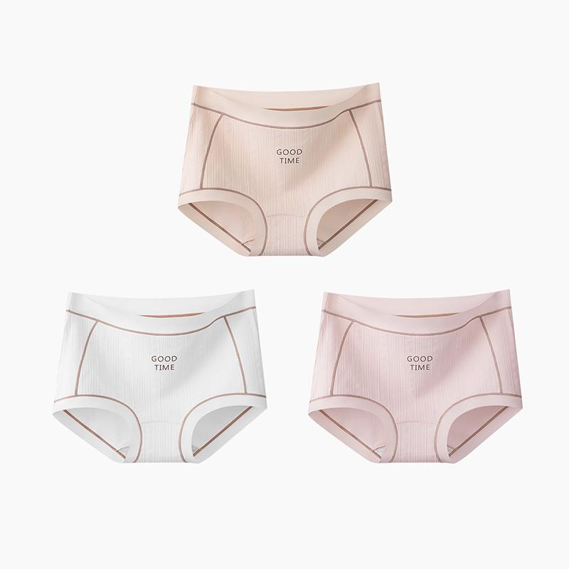

3 шт./компл. Женские хлопковые трусики со средней посадкой, трусики для комфорта, женское нижнее белье, трусы M-XXL XXL