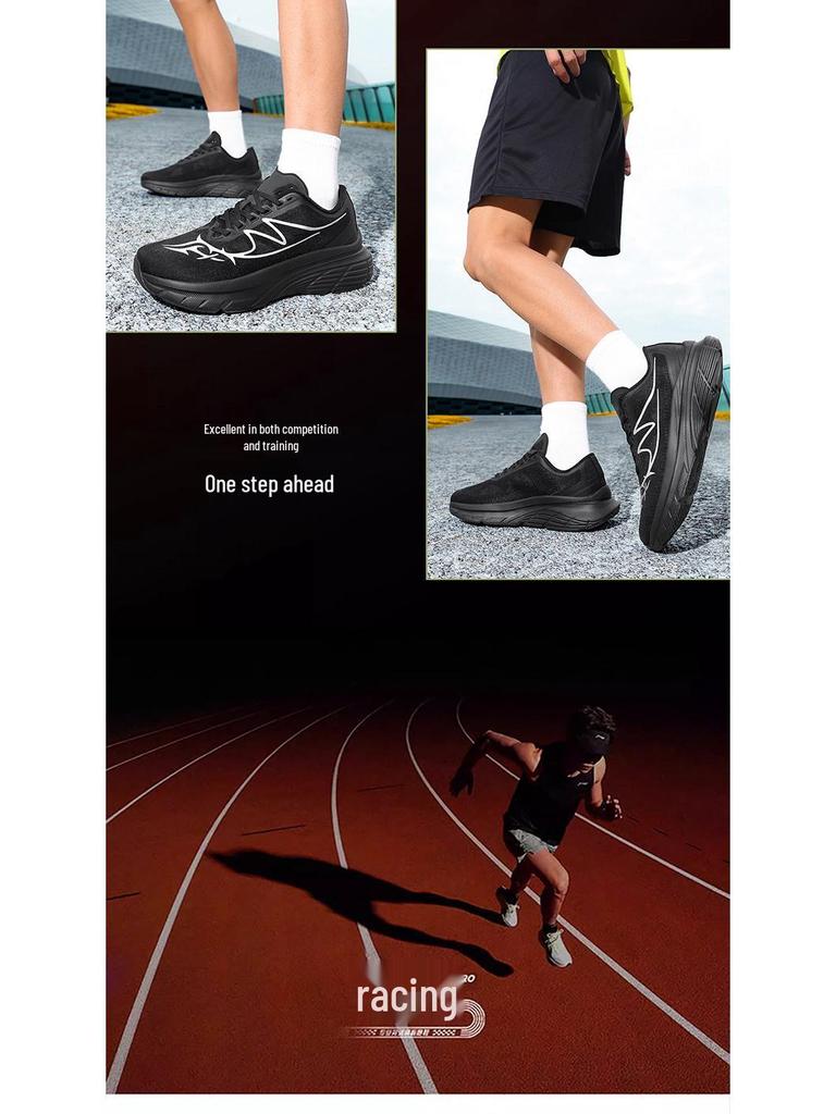 Men's Wide Toe Box Shock Absorbing Running Shoes - Comfortable, Large Size, Mesh, Wide Fit Sports Shoes for Spring/Summer 2026
