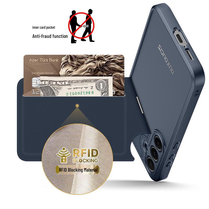 Samsung A55 Cross-Body Case with Card Holder & Full Coverage Anti-Drop Protection