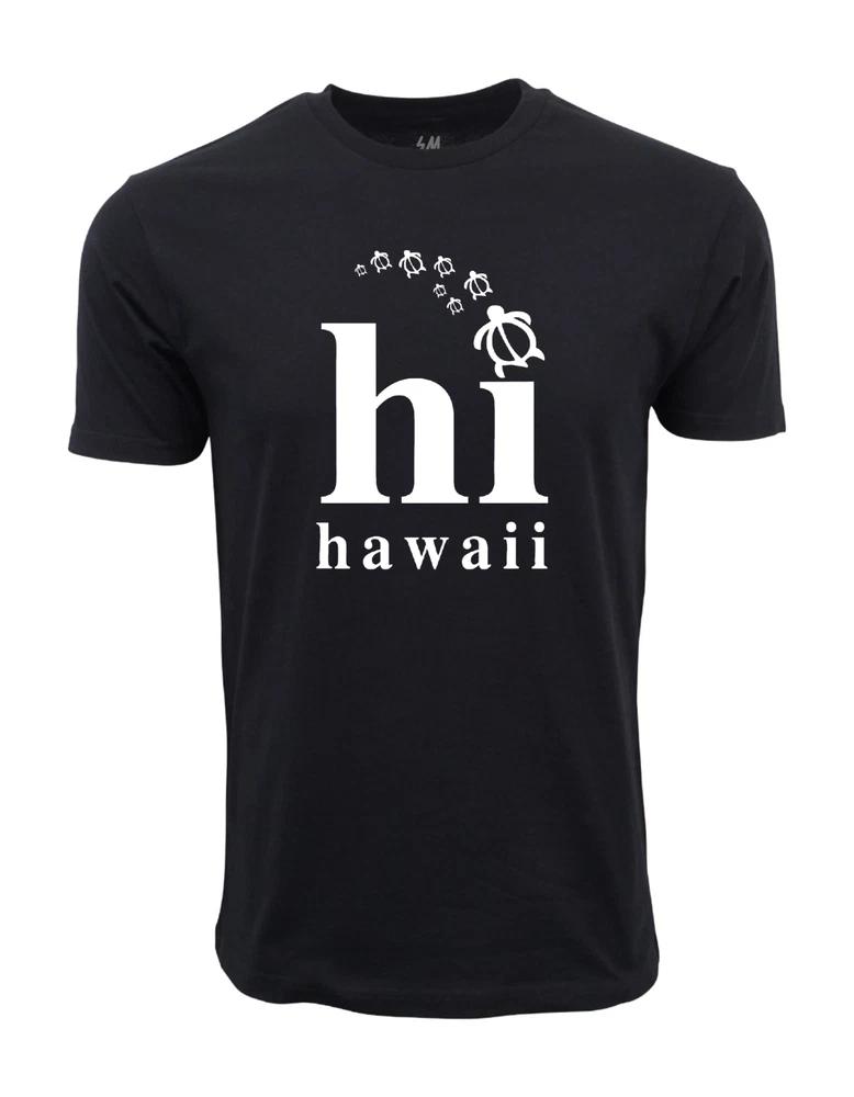 Hawaii Turtle Graphic T Shirt S