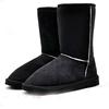 Stilvolle und bequeme Damen Winter Warm Wildleder Knöchel Schneestiefel für Freizeit