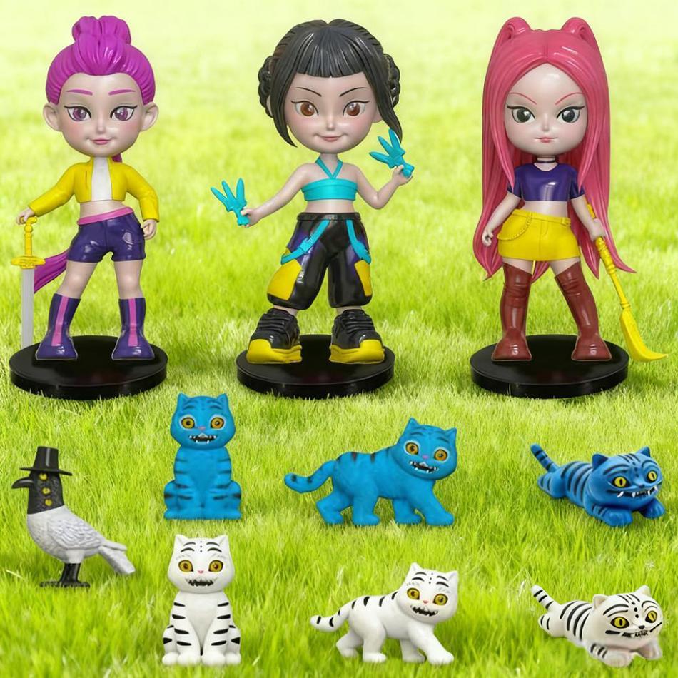 Anime Kpop Demon Hunters Figure Model Toy Cartoon Gaming Peripherals Desk Decoration Collection Figures Model Toy Christmas Gift