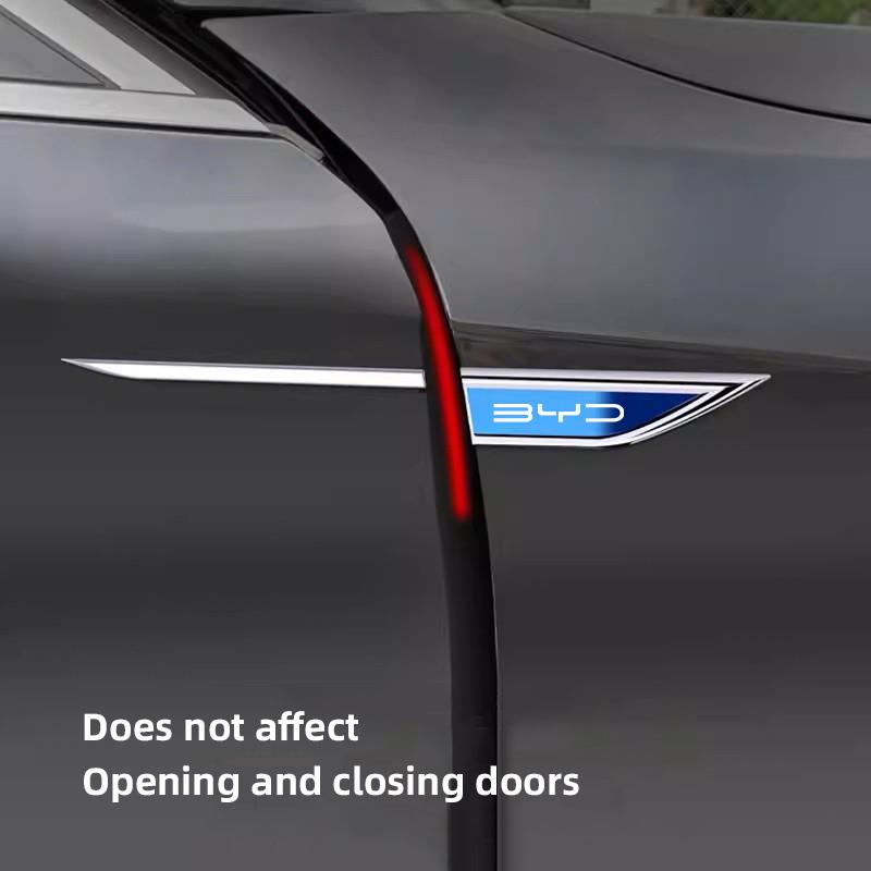 2Pcs For BYD Tang F3 E6 Atto3 Yuan Plus Song Max F0 G3 I3 Ea1 Dmi 2din S7 E3 L3 F6 G3R G6 S6 Metal Stickers Car Body Decoration