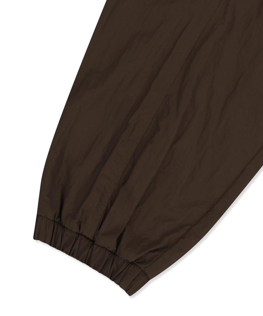Brownbreath Tag Hoodie Windbreaker - Dark Brown