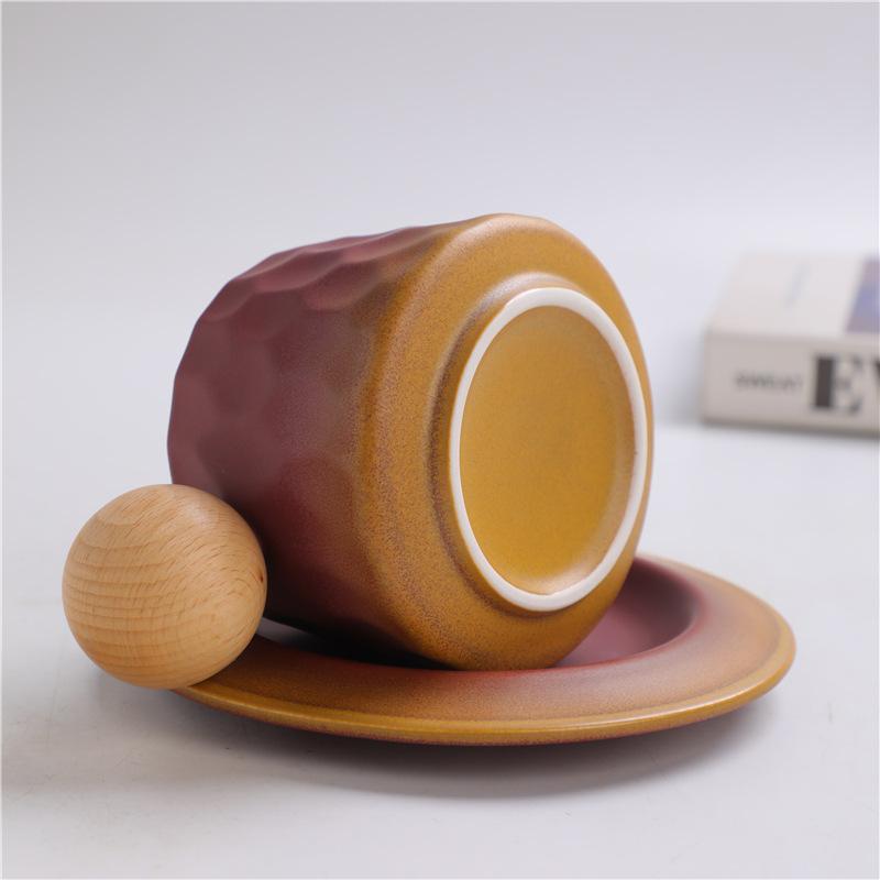 Light Luxury Ceramic Coffee Cup Cup Creative Household High Value Latte Water Cup