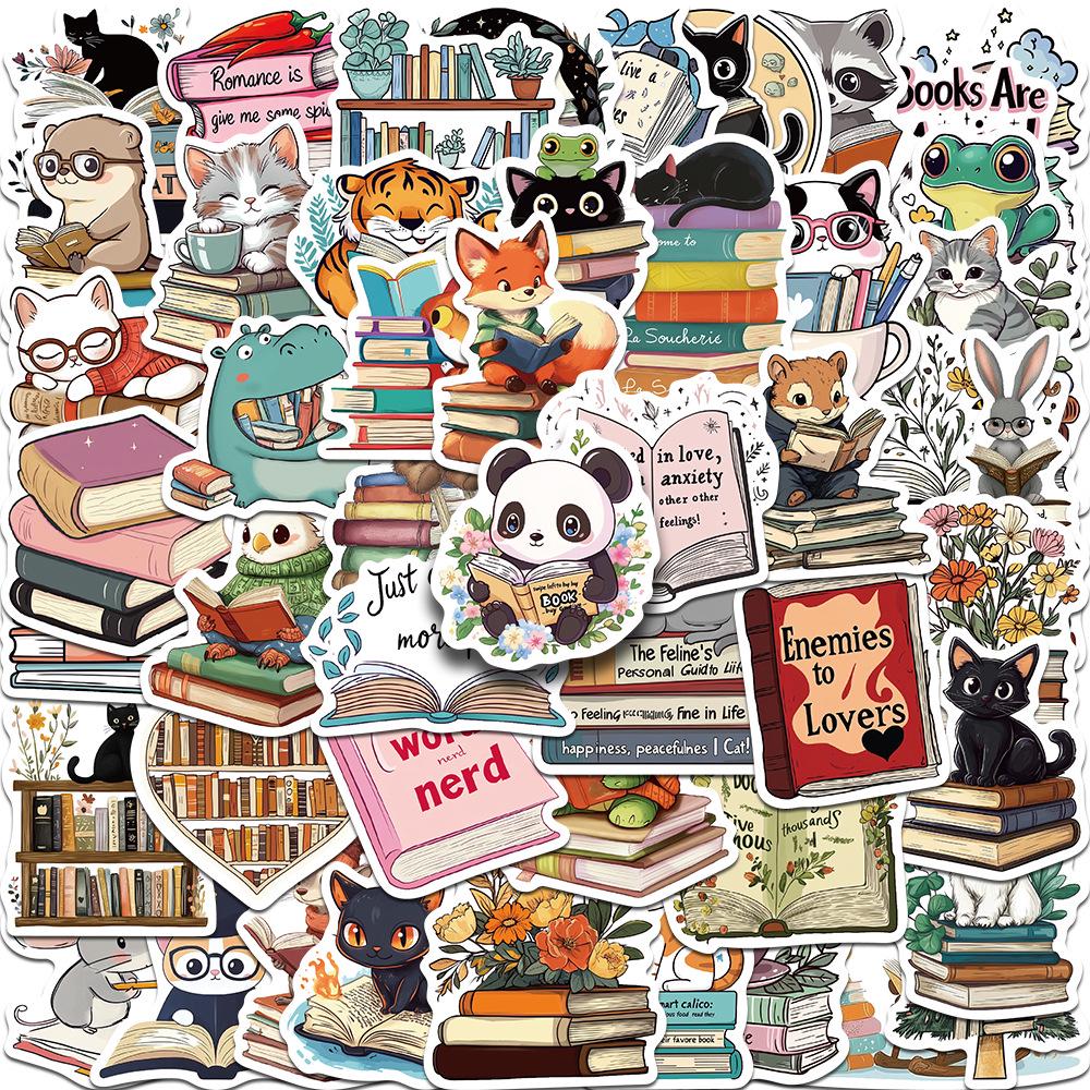 Cross-Border Cartoon Stickers: Waterproof, Creative, and Versatile for Journals, Phones, and Computers.