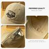 Wide Brim Embroidered Letter Baseball Cap Children Retro Versatile Face Small Couple Sports Cap