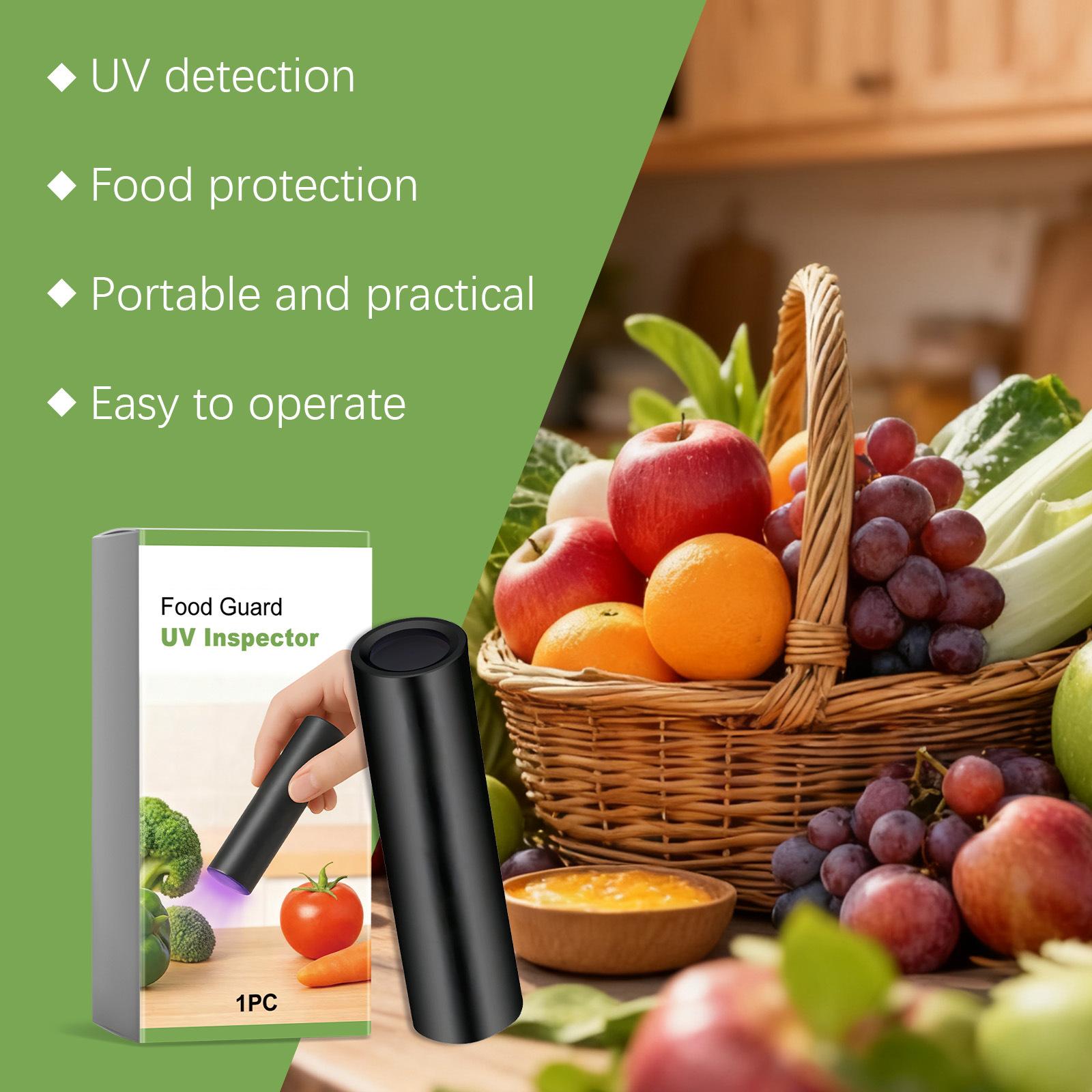 

Детектор, Детектор пищи, Мониторинг безопасности пищевых продуктов Перезаряжаемая модель One Size белый