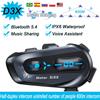Motorcycle Bluetooth Helmet Half-Duplex 600M Intercom Music Sharing 1000mAh High-Capacity Battery Auto Answer For Lncoming Calls